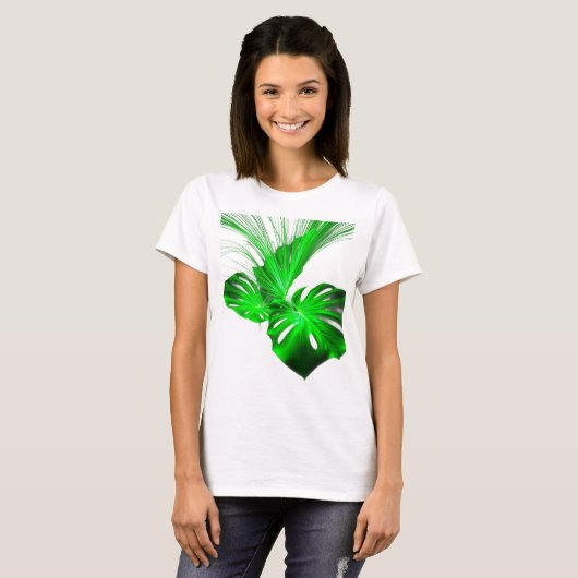 green leaf t-shirt (Voorkant volledig)