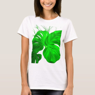 green leaf  t-shirt