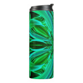 Green Leaf Thermal Tumbler Thermosbeker (Gedraaid links)