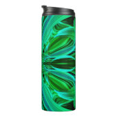 Green Leaf Thermal Tumbler Thermosbeker (Geroteerd rechts)