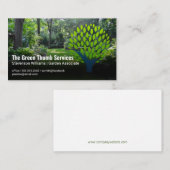 Green Leaf Tree Logo | Achtertuinlandschap Visitekaartje (Voorkant / Achterkant)
