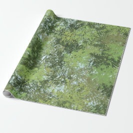 Green Leaf Trees With Blue Sky Peaking Through Art Cadeaupapier