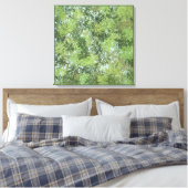Green Leaf Trees With Blue Sky Peaking Through Art Canvas Afdruk (Insitu (Slaapkamer))