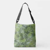 Green Leaf Trees With Blue Sky Peaking Through Art Crossbody Tas (Voorkant)