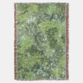 Green Leaf Trees With Blue Sky Peaking Through Art Deken (Voorkant Verticaal)