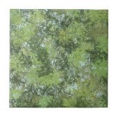 Green Leaf Trees With Blue Sky Peaking Through Art Tegeltje (Voorkant)