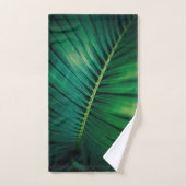 Green Leaf Tropical Forest Natuur Foto Bad Handdoek (Handdoek)