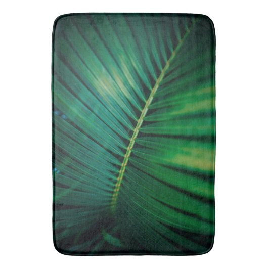 Green Leaf Tropical Forest Natuur Foto Badmat (Voorkant Verticaal)