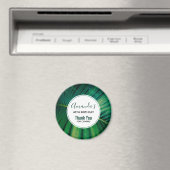 Green Leaf Tropical Forest Natuur Foto Birthday Magneet (Insitu (Vaatwasser))