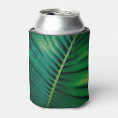 Green Leaf Tropical Forest Natuur Foto Blikjeskoeler (Blikje Voorkant)