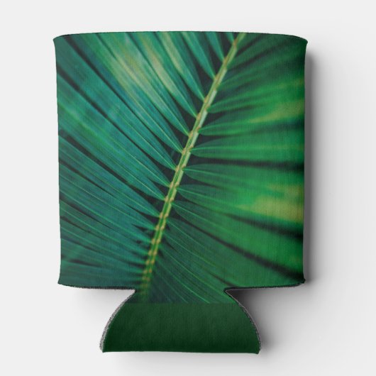 Green Leaf Tropical Forest Natuur Foto Blikjeskoeler (Achterkant)