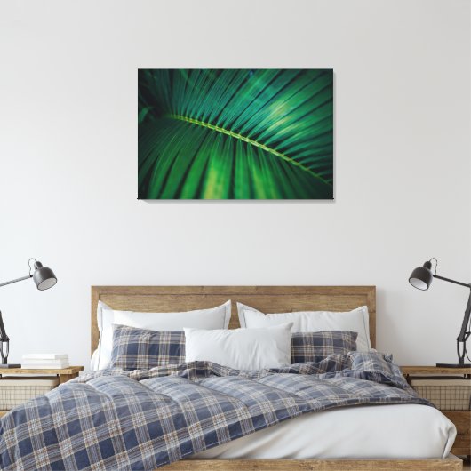 Green Leaf Tropical Forest Natuur Foto Canvas Afdruk (Insitu (Slaapkamer))