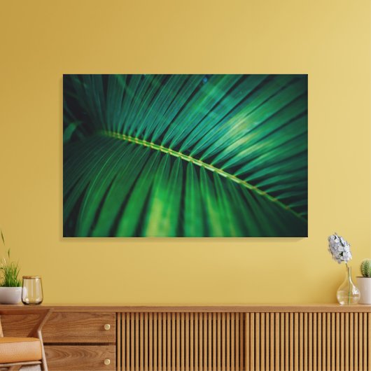 Green Leaf Tropical Forest Natuur Foto Canvas Afdruk (Insitu (Woonkamer))