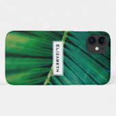 Green Leaf Tropical Forest Natuur Foto Case-Mate iPhone Case (Achterkant (horizontaal))