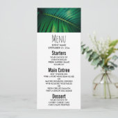 Green Leaf Tropical Forest Natuur Foto Kaart (Staand voorkant)