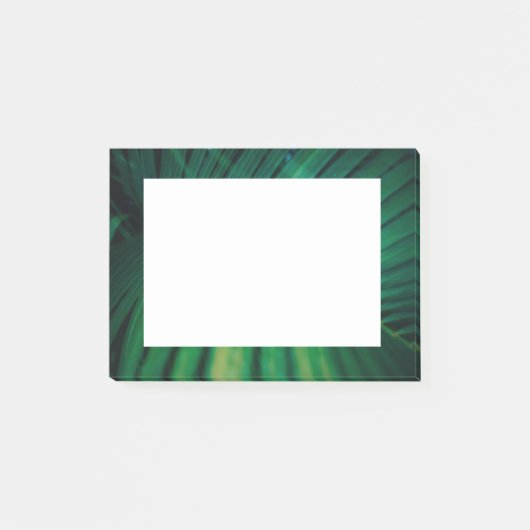 Green Leaf Tropical Forest Natuur Foto Post-it® Notes (Voorkant)