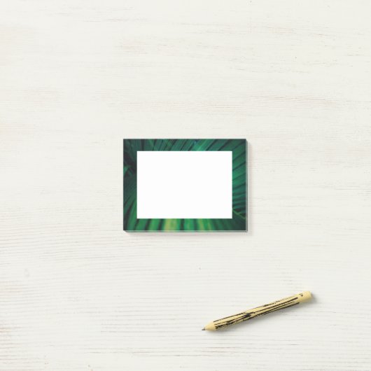 Green Leaf Tropical Forest Natuur Foto Post-it® Notes (Op bureau)