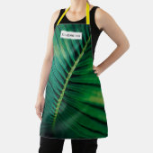 Green Leaf Tropical Forest Natuur Foto Schort (Insitu)