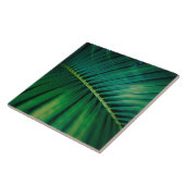 Green Leaf Tropical Forest Natuur Foto Tegeltje (Zijkant)