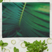 Green Leaf Tropical Forest Natuur Foto Theedoek (Gevouwen)