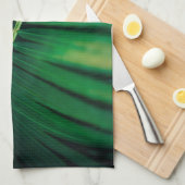 Green Leaf Tropical Forest Natuur Foto Theedoek (Quarter Fold)