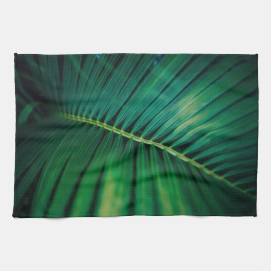 Green Leaf Tropical Forest Natuur Foto Theedoek (Horizontaal)