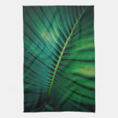 Green Leaf Tropical Forest Natuur Foto Theedoek (Verticaal)