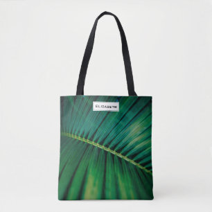 Green Leaf Tropical Forest Natuur Foto Tote Bag