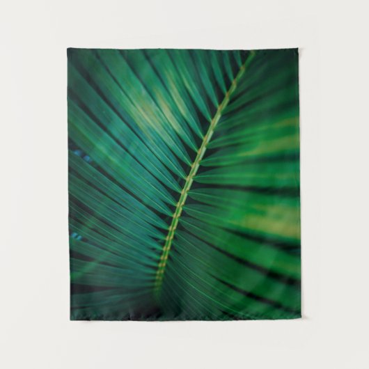 Green Leaf Tropical Forest Natuur Foto Wandkleed (Voorkant)