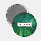 Green Leaf Tropical Forest Natuur FotoHartelijk da Magneet (Voorkant / Achterkant)