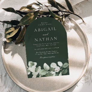 Green Leaf Wedding Arch Kaart