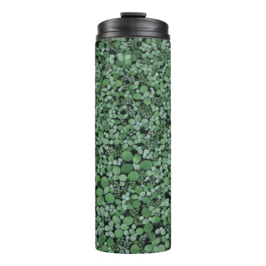Green leafed plant thermosbeker (Voorkant)