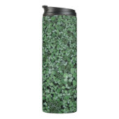 Green leafed plant thermosbeker (Geroteerd rechts)