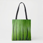Green Leafs Canvas tas (Voorkant)