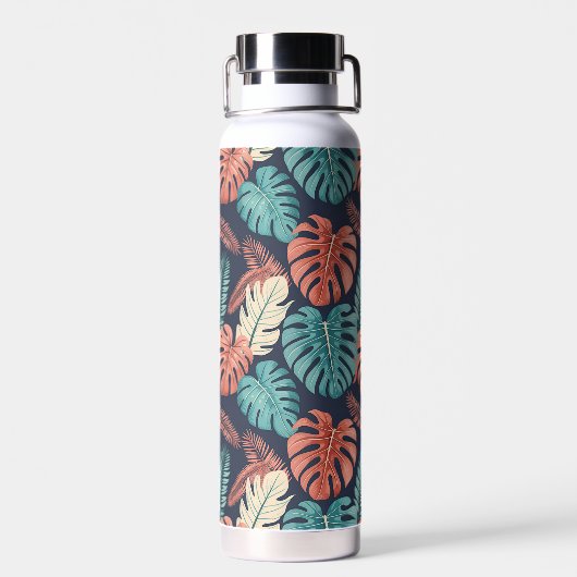 Green Leafs Waterfles (Achterkant)