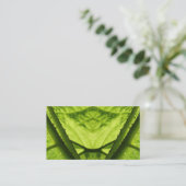 Green Leafy Digital Art. Visitekaartje (Staand voorkant)