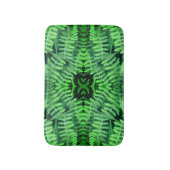 Green Leafy Ferns Abstract Badmat (Voorkant Verticaal)
