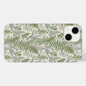 Green Leafy Garden Floral Pattern Case-Mate iPhone Case (Achterkant (horizontaal))