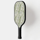 Green Leafy Garden Floral Pattern Pickleball Paddle (Links)
