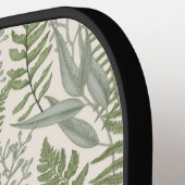 Green Leafy Garden Floral Pattern Pickleball Paddle (Links Detail)