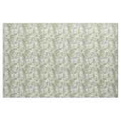 Green Leafy Garden Floral Pattern Stof (Fat Quarter)