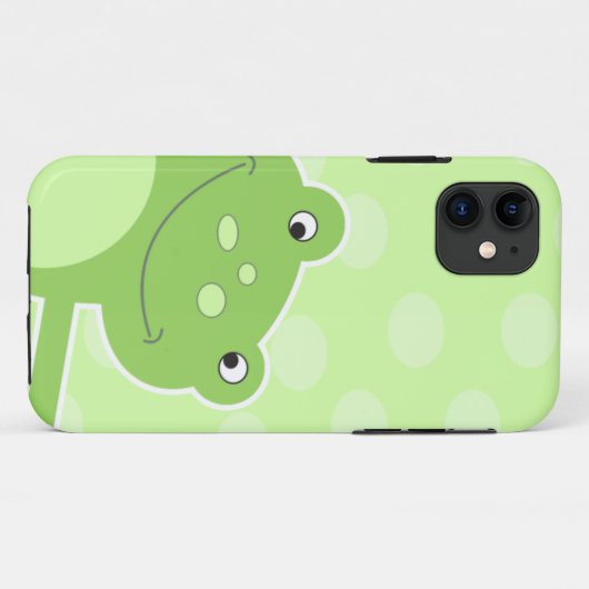 Green Leap Frog iPhone 5 Hoesje (Achterkant (horizontaal))