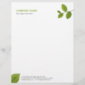 Green Leaves briefhead Briefhoofd (Voorkant)