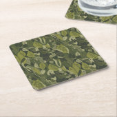 Green Leaves Camo Onderzetter Set (Schuin)