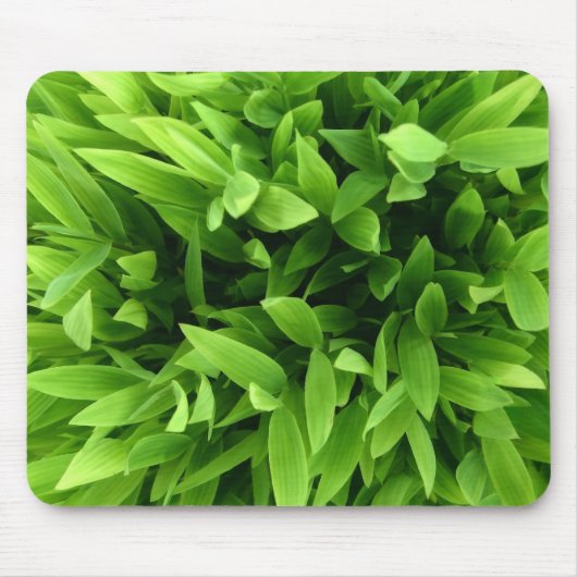 Green Leaves mousepad Muismat (Voorkant)