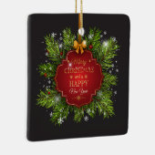 Green Leaves Ornament Kerstmis | Versiering (Rechts)