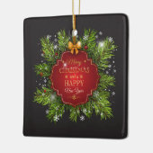 Green Leaves Ornament Kerstmis | Versiering (Links)