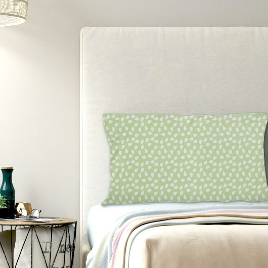 Green Leaves Pattern Pillowcase Kussensloop