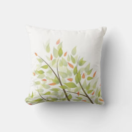 Green Leaves Pillow Kussen