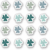 Green Leaves Set Scrapbooking Sticker (Voorkant)